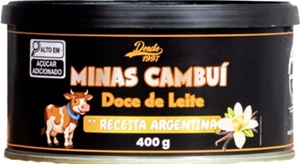 MINAS CAMBUI DOCE DE LEITE RECEITA  ARGENTINA LATA 400G